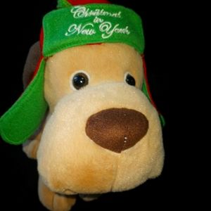 Christmas In New York Dog Stuff Animal